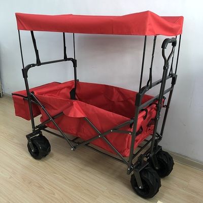 PVC-Gewebe-großer zusammenklappbarer Lastwagen-tragbarer Strand-für den praktischen Gebrauchlastwagen mit Abdeckungs-Rot