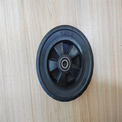 Kleine Hochleistungs- Vollgummiräder 6 Zoll-Metall-Rim Solid Wheels For Hand-LKWs