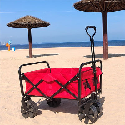 Rollbehälter aller Gelände-Rad-kampierende Strand-zusammenklappbare Lastwagen-Falten-Wagen