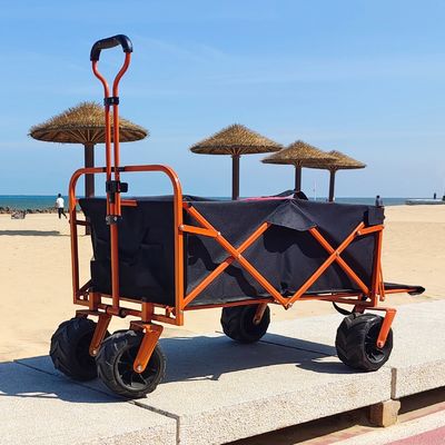 Breiter Rad-Strand-Falten-Lastwagen-Wagen-hinterer Öffnungs-Entwurfs-universeller Zweck