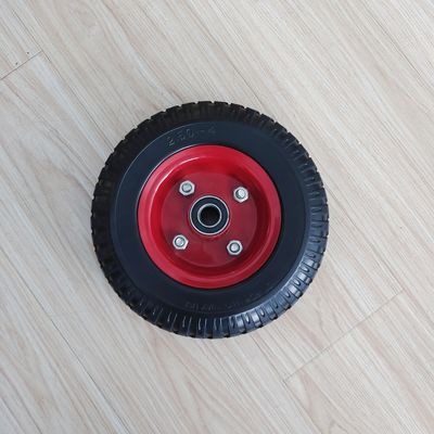 250-4 Metall Rim Wheel Barrow 8 Zoll-Handlaufkatzen-pneumatischer Reifen-Gummirad