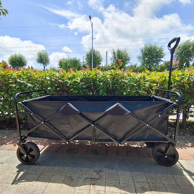 Zusammenklappbares Picknick-kampierende Wagen-ausgedehnte Kapazitäts-Falten-Lastwagen vier große PVC-Räder