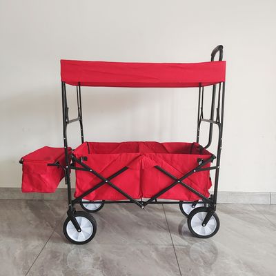 Outdoor-Camping-Wagen-Stroller mit Dach für Kinder Picknickstrand