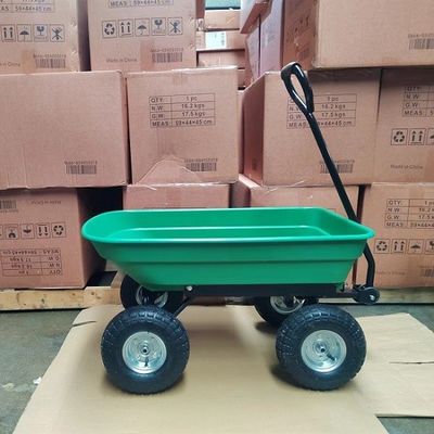 Hochleistungsdump-Wagen-Gebrauchsdump-Wagen-Garten-Dump-Laufkatze des garten-50L