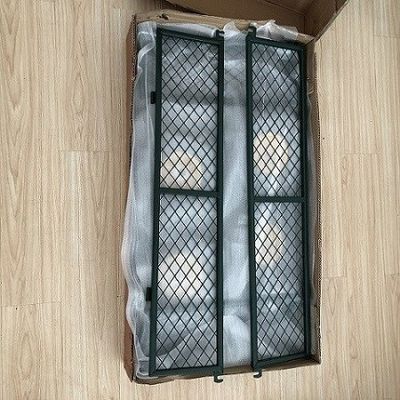 Hochleistungs- Mesh Cart-Yard Stahl-Mesh Wagon Outdoor With des Garten-50L 4 Räder