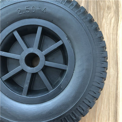 2.50-4 PU-Schaum-Rad-Plastik-Rim Hand Truck Wheel For-Schubkarre-Laufkatze