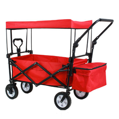 zusammenklappbarer Metallfalten-Garten-Hochleistungswagen des Lastwagen-80kg mit Universalrädern