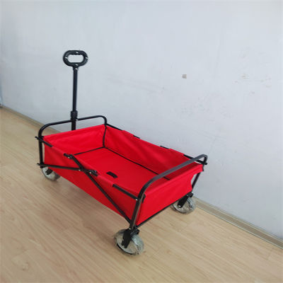 Einfacher faltender Strand-Lastwagen 600D PVC-Falten-Lastwagen für Lebensmittelgeschäft-Rädchen-Größe
