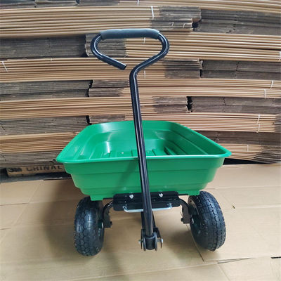 Garten-Dump-Wagen-Garten Tipper Cart With Pneumatic Tires des Rad-75L 4
