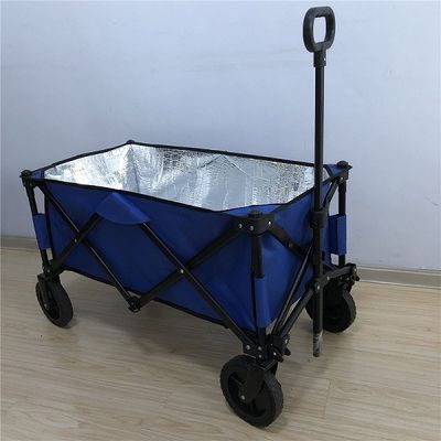 Leichter faltbarer Lastwagen des PVC-Rad-zusammenklappbarer Lastwagen-Wagen-600D mit Isolierschicht