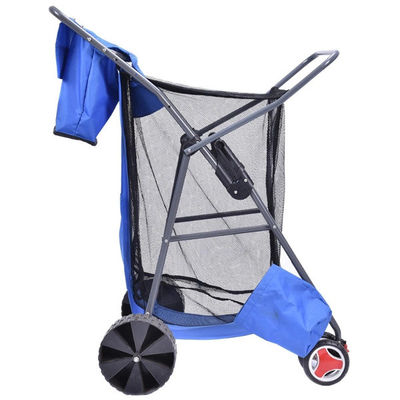 Tragbarer faltbarer Lastwagen-Wagen-EVA Wheel Fishing Cart Folding-Plastikwagen mit Rädern