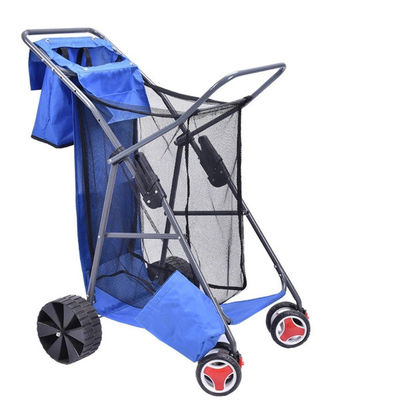 Tragbarer faltbarer Lastwagen-Wagen-EVA Wheel Fishing Cart Folding-Plastikwagen mit Rädern