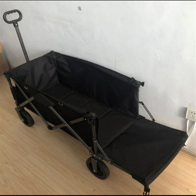Populärer faltbarer Lastwagen-Wagen 128cm PVC-Rad-Falten-Strand-Wagen mit Erweiterung