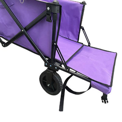 Populärer faltbarer Lastwagen-Wagen 128cm PVC-Rad-Falten-Strand-Wagen mit Erweiterung