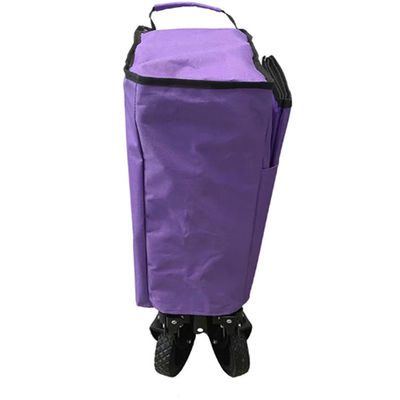 Populärer faltbarer Lastwagen-Wagen 128cm PVC-Rad-Falten-Strand-Wagen mit Erweiterung