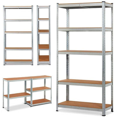 900*450*1800 Boltless Reihen des Speicher-Gestell-5 Hochleistungs-Boltless-Fach-System-Garage