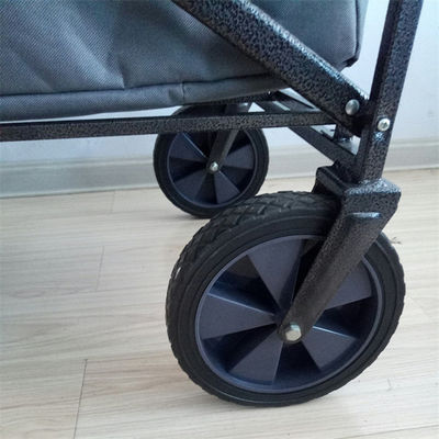 Der 8 Zoll-Hartgummi PVCs dreht 20cm faltende Wagen-feste Laufkatzen-Räder