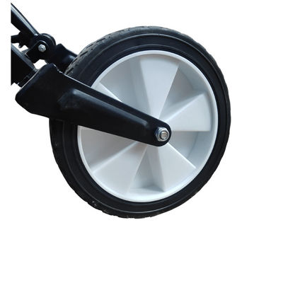 Der 8 Zoll-Hartgummi PVCs dreht 20cm faltende Wagen-feste Laufkatzen-Räder