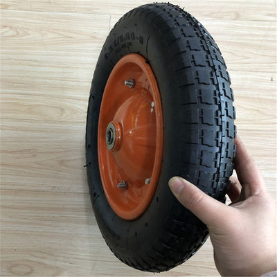 3.00-8 pneumatische Gummilaufkatzen-Räder des Schubkarrenrad-360mm pneumatisch
