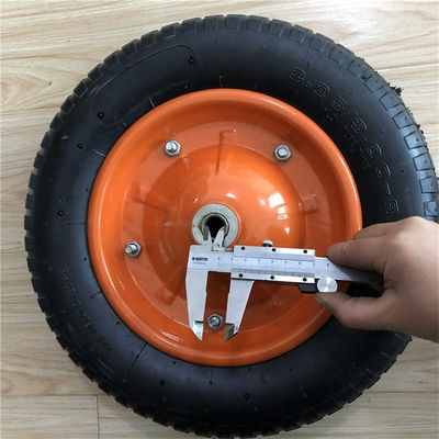 3.00-8 pneumatische Gummilaufkatzen-Räder des Schubkarrenrad-360mm pneumatisch