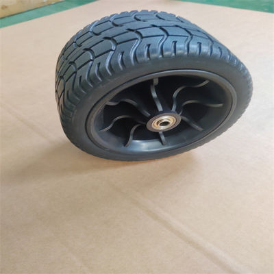 Schaum-Rad-Strand-Laufkatzen-breite Räder PU-7x4 versanden Personenkraftwagen