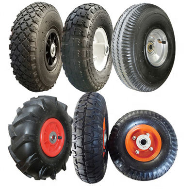 3.00-4 dreht die 10 Zoll-Sackkarre Handlaufkatzen-Räder pneumatisches Soem 240mm
