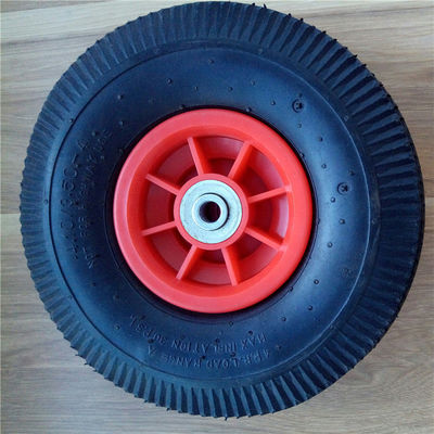 350-4 10 Zoll-Vollgummiräder-Plastikkante