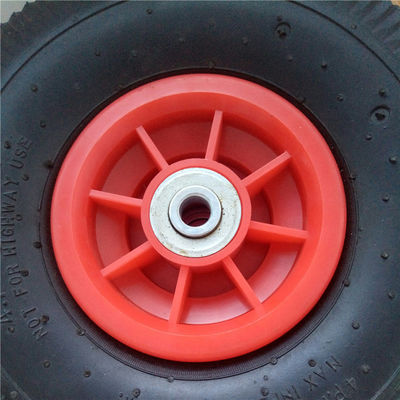 350-4 10 Zoll-Vollgummiräder-Plastikkante