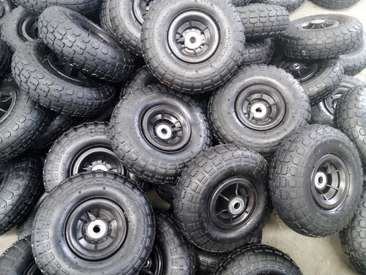 Garten die 10 Zoll-Sackkarre dreht aufblasbare Laufkatzen-Rad-Gummiluft-Rad 26CM
