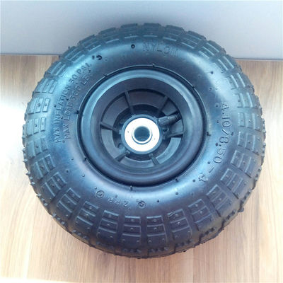 Garten die 10 Zoll-Sackkarre dreht aufblasbare Laufkatzen-Rad-Gummiluft-Rad 26CM