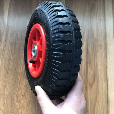 250-4 Plastik-Handlaufkatzen-Räder Rim Pneumatic Trolley Wheelss 21CM pneumatisch