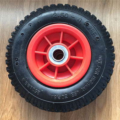 250-4 Plastik-Handlaufkatzen-Räder Rim Pneumatic Trolley Wheelss 21CM pneumatisch