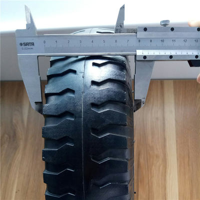 350-6 rote Stahl-pneumatische Sackkarre-Räder Rim Pneumatic Trolley Wheels Rubbers