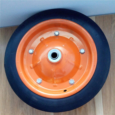 31cm 13 Zoll-Vollgummi-Reifen bunter Rim Solid Rubber Wheelbarrow Tire für Hand-LKW