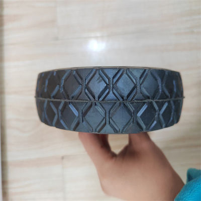 Kleine Hochleistungs- Vollgummiräder 6 Zoll-Metall-Rim Solid Wheels For Hand-LKWs