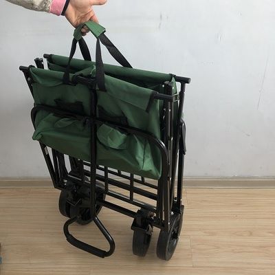 8 Gewebe-leichter faltender Lastwagen der Zoll-zusammenklappbares Strand-Laufkatzen-600D Oxford