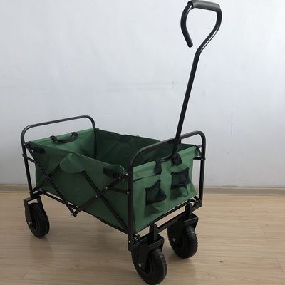 Freizeit-Falten-Strand-Lastwagen-Grün-Gebrauchslastwagen mit Luft-Rad 80kgs