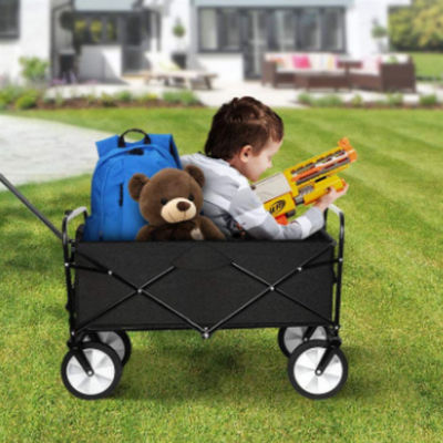 Faltbare faltende Lastwagen-harte Beanspruchung des Lastwagen-Wagen-105cm im Freien für Garten-Werkzeug-Satz