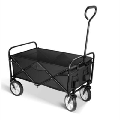 Faltbare faltende Lastwagen-harte Beanspruchung des Lastwagen-Wagen-105cm im Freien für Garten-Werkzeug-Satz
