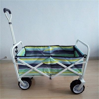 7&quot; PU-Rad-Falten-Garten-Wagen-breite Strand-Wagen-Laufkatze 70kgs