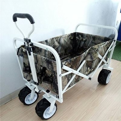 7&quot; PU-Rad-Falten-Garten-Wagen-breite Strand-Wagen-Laufkatze 70kgs