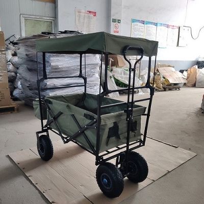 87cm Strand-Falten-Lastwagen mit der Überdachungs-106cm faltendem Gewebe Strand-der Laufkatzen-600D Oxford