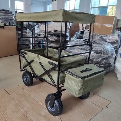 87cm Strand-Falten-Lastwagen mit der Überdachungs-106cm faltendem Gewebe Strand-der Laufkatzen-600D Oxford