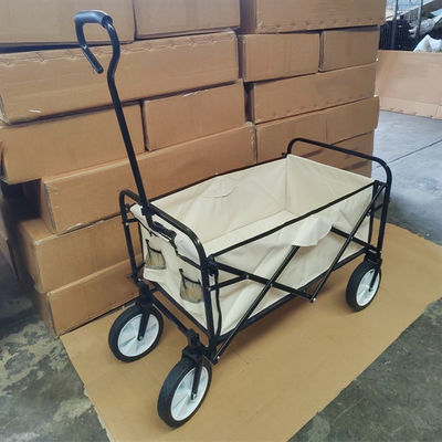 Vierradedelstahl-Garten-faltbares Lastwagen-Wagen-langlebiges Gut