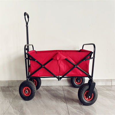 Kundengerechte Tragfähigkeit Logo Folding Wagon Cart Heavy-Aufgaben-80kg
