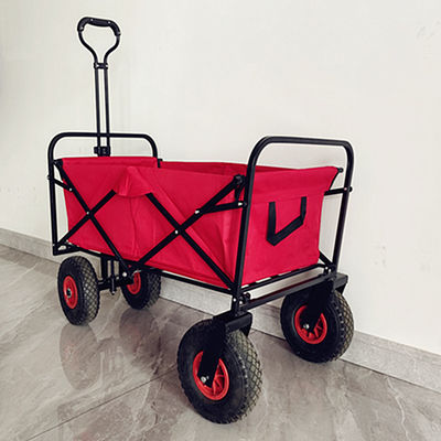 Kundengerechte Tragfähigkeit Logo Folding Wagon Cart Heavy-Aufgaben-80kg