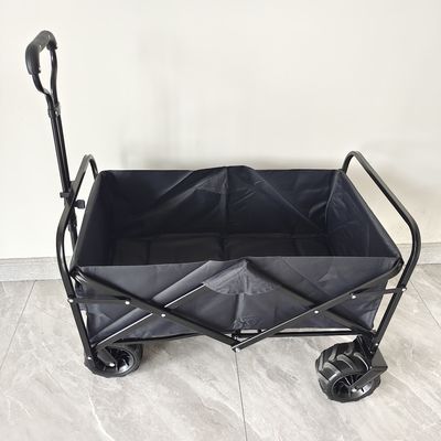 Kampierende zusammenklappbare breite Rad-Stahlkörper-Struktur des Lastwagen-Wagen-vier im Freien