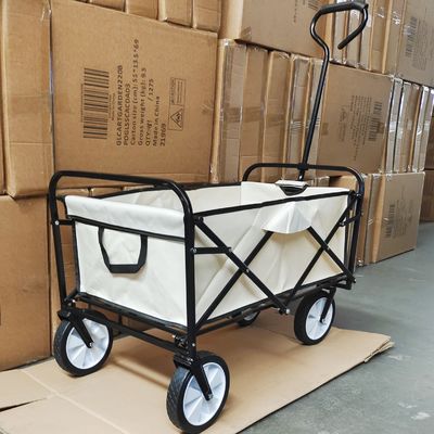 PVC dreht kampierende Lastwagen-Wagen-faltbare Gepäck-Laufkatze mit einzelnem Griff und Stoff