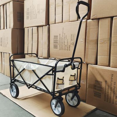 PVC dreht kampierende Lastwagen-Wagen-faltbare Gepäck-Laufkatze mit einzelnem Griff und Stoff