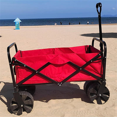 Rollbehälter aller Gelände-Rad-kampierende Strand-zusammenklappbare Lastwagen-Falten-Wagen